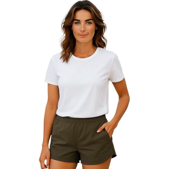 THE NORTH FACE Women’s Classic V Short TAUPE GREEN XXL NWT - Picture 1 of 13
